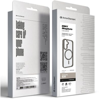 Захисний чохол ArmorStandart Unit MagSafe для Samsung Galaxy S25 (S931) - Titanium Grey