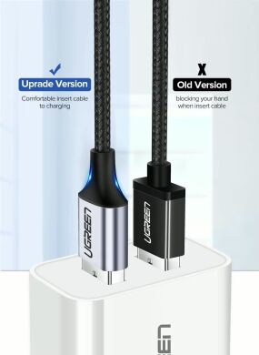 Кабель UGREEN US288 USB to Type-C (3A, 1m) (60126) - Black