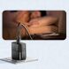 Мережевий зарядний пристрій ESSAGER 30W Type-C + кабель Type-C to Type-C (E30JSB1-SYTT1-T) - Black