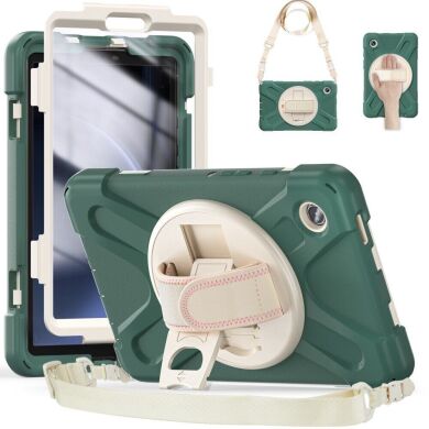 Защитный чехол Deexe Shockproof Case для Samsung Galaxy Tab A9 (X110/115) - Emerald Green