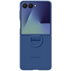 Защитный чехол Ring Case (Silicone) для Samsung Galaxy Flip 7 (EF-PF766TNEGUA) - Blue