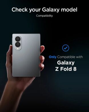 Комплект защитных стекол Spigen (SGP) Optik Pro Lens Protector для Samsung Galaxy Fold 8 (AGL11944) - Black