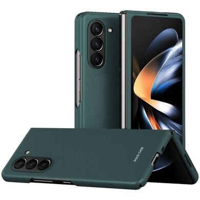 Защитный чехол Deexe Matte Cover для Samsung Galaxy Fold 6 - Midnight Green