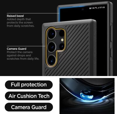 Захисний чохол Spigen (SGP) Core Armor для Samsung Galaxy S24 Ultra (S928) - Matte Black
