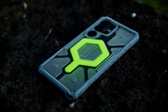 Захисний чохол URBAN ARMOR GEAR (UAG) Pathfinder Clear MagSafe для Samsung Galaxy S25 Ultra (S938) 2144831BV02 - Active Lava Lanyard