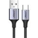Кабель UGREEN US288 USB to Type-C (3A, 1m) (60126) - Black. Фото 1 из 18