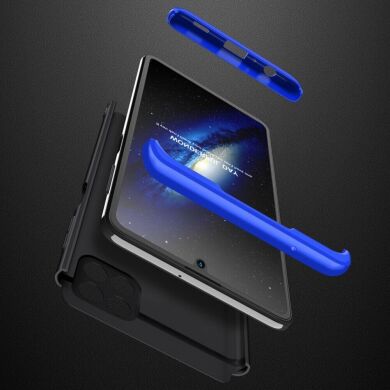 Захисний чохол GKK Double Dip Case для Samsung Galaxy A22 5G (A226) - Black / Silver