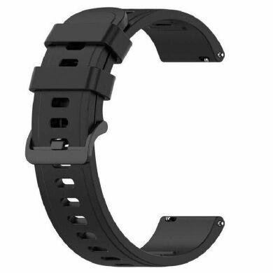 Ремінець UniCase Silicone Strap для годинників з шириною кріплення 20мм - Black