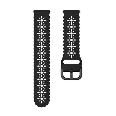 Ремешок Deexe Blossom Strap для Samsung Galaxy Watch 5 (40/44mm) / 5 Pro (45mm) - Black