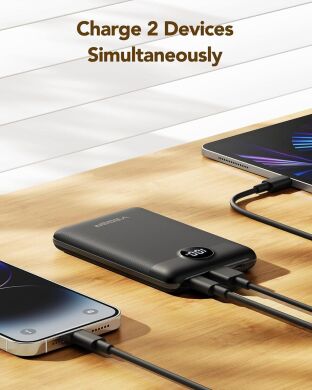 Зовнішній акумулятор VEGER S11 W1140 22.5W + QC3.0 (10000mAh) - Black