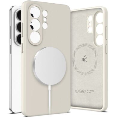 Захисний чохол Tech-Protect Silicone MagSafe для Samsung Galaxy S26 Ultra (S948) - Cosmic Latte