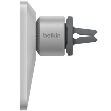 Автомобильный держатель с беспроводной зарядкой Belkin Car Vent Mount PRO MagSafe (WIC002btGR) - Grey