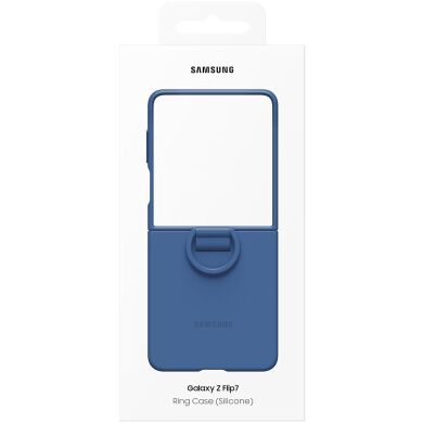 Защитный чехол Ring Case (Silicone) для Samsung Galaxy Flip 7 (EF-PF766TNEGUA) - Blue