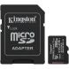 Карта памяти Kingston microSDXC 256GB Canvas Select Plus Gen3 UHS-I U1 V10 A1 (150MB/s) + адаптер (SDCS3/256GB) - Black. Фото 1 из 7