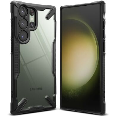 Захисний чохол Ringke Fusion X для Samsung Galaxy S23 Ultra (S918) 8809919300346 - Black