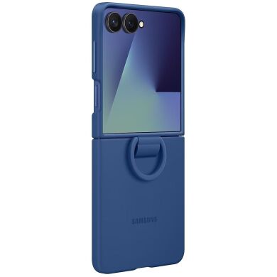 Защитный чехол Ring Case (Silicone) для Samsung Galaxy Flip 7 (EF-PF766TNEGUA) - Blue