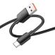 Кабель Hoco X96 Hyper 100W USB to Type-C (0.25m) - Black. Фото 3 из 8