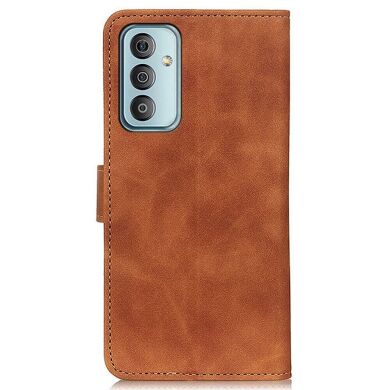 Чехол-книжка KHAZNEH Retro Wallet для Samsung Galaxy M13 (M135) - Brown