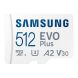 Карта памяти MicroSDXC Samsung 512GB EVO Plus C10 UHS-I + адаптер (MB-MC512KA/EU). Фото 2 из 7