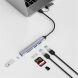 USB HUB WIWU Wi-HB003 ZOLO 5 in 1 - Gray. Фото 5 из 6