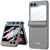 Защитный чехол GKK Magnetic Fold для Samsung Galaxy Flip 6 - Titanium Grey