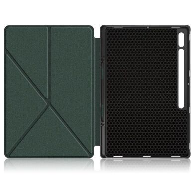 Чохол Deexe Origami Case для Samsung Galaxy Tab S8 Ultra (T900/T906) - Blackish Green
