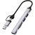 USB HUB WIWU Wi-HB003 ZOLO 5 in 1 - Gray