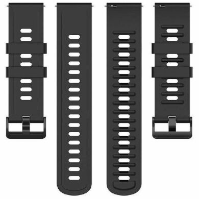 Ремінець UniCase Silicone Strap для годинників з шириною кріплення 20мм - Black