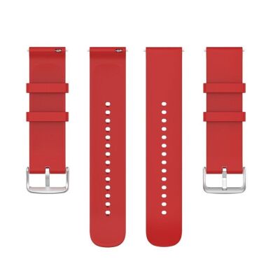 Ремешок Deexe Silicone Band для часов с шириной крепления 22мм - Red