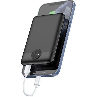 Зовнішній акумулятор VEGER S11 W1140 22.5W + QC3.0 (10000mAh) - Black