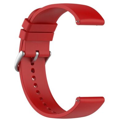 Ремінець Deexe Silicone Band для годинників з шириною кріплення 22мм - Red
