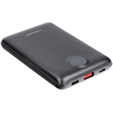Зовнішній акумулятор VEGER S11 W1140 22.5W + QC3.0 (10000mAh) - Black