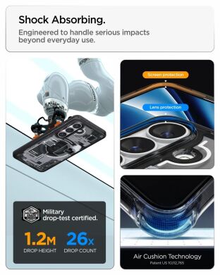 Захисний чохол Spigen Ultra Hybrid Zero One (MagFit) для Samsung Galaxy S26 Plus (S947) ACS10711 - One Black