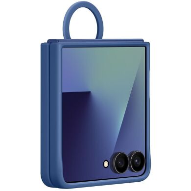 Защитный чехол Ring Case (Silicone) для Samsung Galaxy Flip 7 (EF-PF766TNEGUA) - Blue