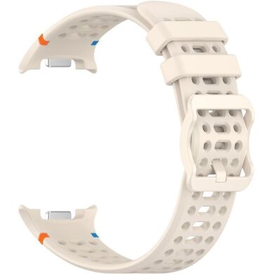 Ремешок Reframe Holes Design для Samsung Galaxy Watch 8 (40/44mm) / 8 Classic - Starlight