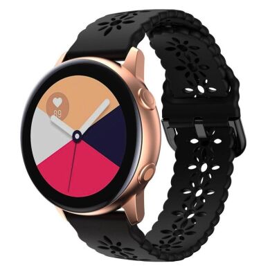 Ремінець Deexe Blossom Strap для Samsung Galaxy Watch 5 (40/44mm) / 5 Pro (45mm) - Black