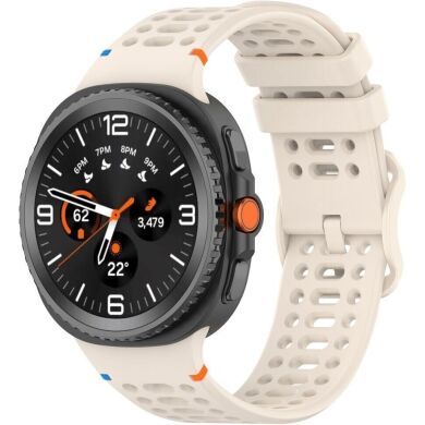 Ремешок Reframe Holes Design для Samsung Galaxy Watch 8 (40/44mm) / 8 Classic - Starlight
