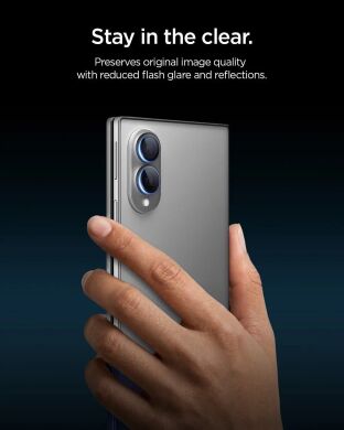 Комплект защитных стекол Spigen (SGP) Optik Pro Lens Protector для Samsung Galaxy Fold 8 (AGL11944) - Black