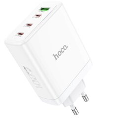Сетевое зарядное устройство Hoco N31 Leader PD100W + QC3.0 - White
