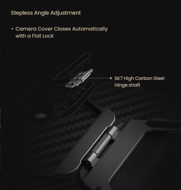 Защитный чехол NILLKIN CarboProp Magnetic (FF) для Samsung Galaxy Fold 8 Ultra - Black