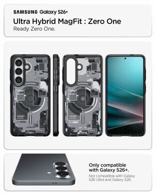 Захисний чохол Spigen Ultra Hybrid Zero One (MagFit) для Samsung Galaxy S26 Plus (S947) ACS10711 - One Black