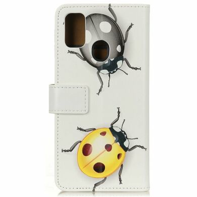 Чохол Deexe Life Style Wallet для Samsung Galaxy A21s (A217) - Ladybugs
