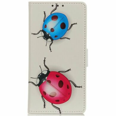 Чохол Deexe Life Style Wallet для Samsung Galaxy A21s (A217) - Ladybugs