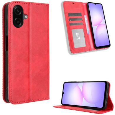 Чехол Deexe Retro Style для Samsung Galaxy A07 (A075) - Red