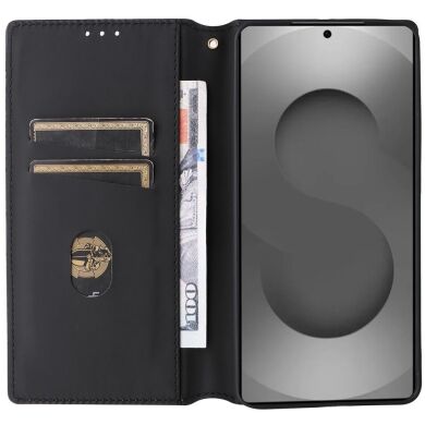 Чохол Deexe Rhombus Book для Samsung Galaxy S26 Ultra - Silver