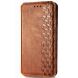 Чехол Deexe Rhombus Wallet для Samsung Galaxy S26 - Brown. Фото 4 из 6