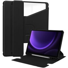 Чехол Deexe Rotary Case для Samsung Galaxy Tab S9 FE (X510/516) / Tab S10 FE (X520/526) - Black