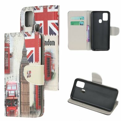 Чохол-книжка Deexe Color Wallet для Samsung Galaxy A21s (A217) - Big Ben