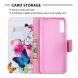 Чохол-книжка Deexe Color Wallet для Samsung Galaxy A70 (A705) - Butterflies and Flowers