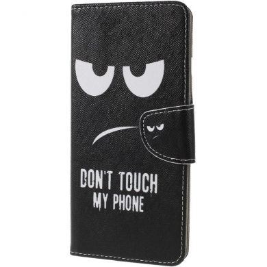 Чехол-книжка Deexe Color Wallet для Samsung Galaxy A9 2018 (A920) - Do not Touch My Phone